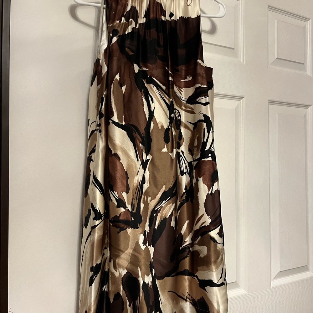 Ann Taylor 100% Silk Midi Dress